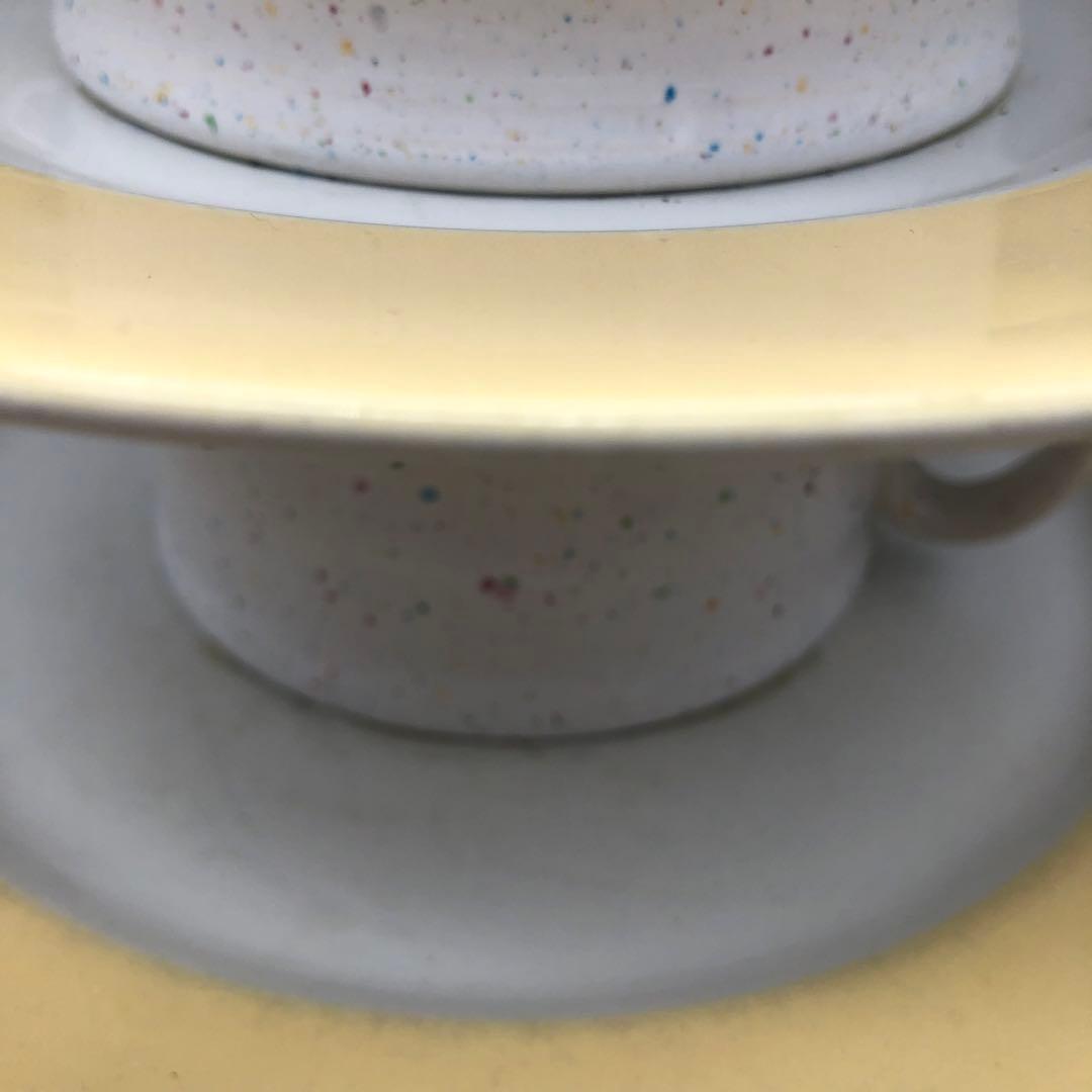 オランダHEMAアンティーク三段ティーカッププレート飾りスタンドビンテージ陶器