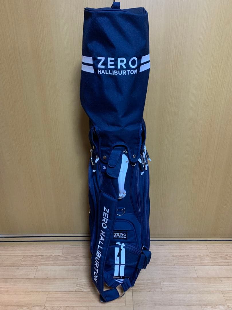 お買い得‼️正規品❗️美品❗️ゼロハリバートン キャディバッグ　ネイビー