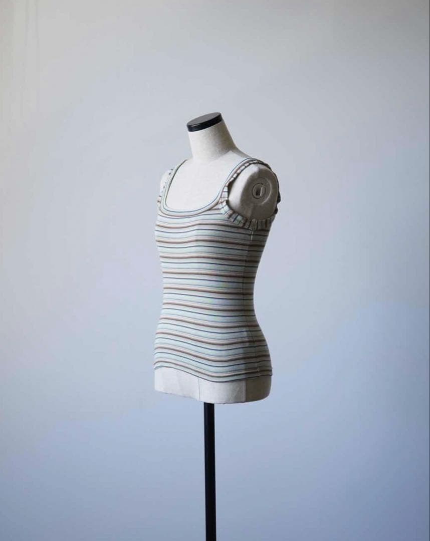 フミカウチダ　MULTICOLOR STRIPE CAMISOLE