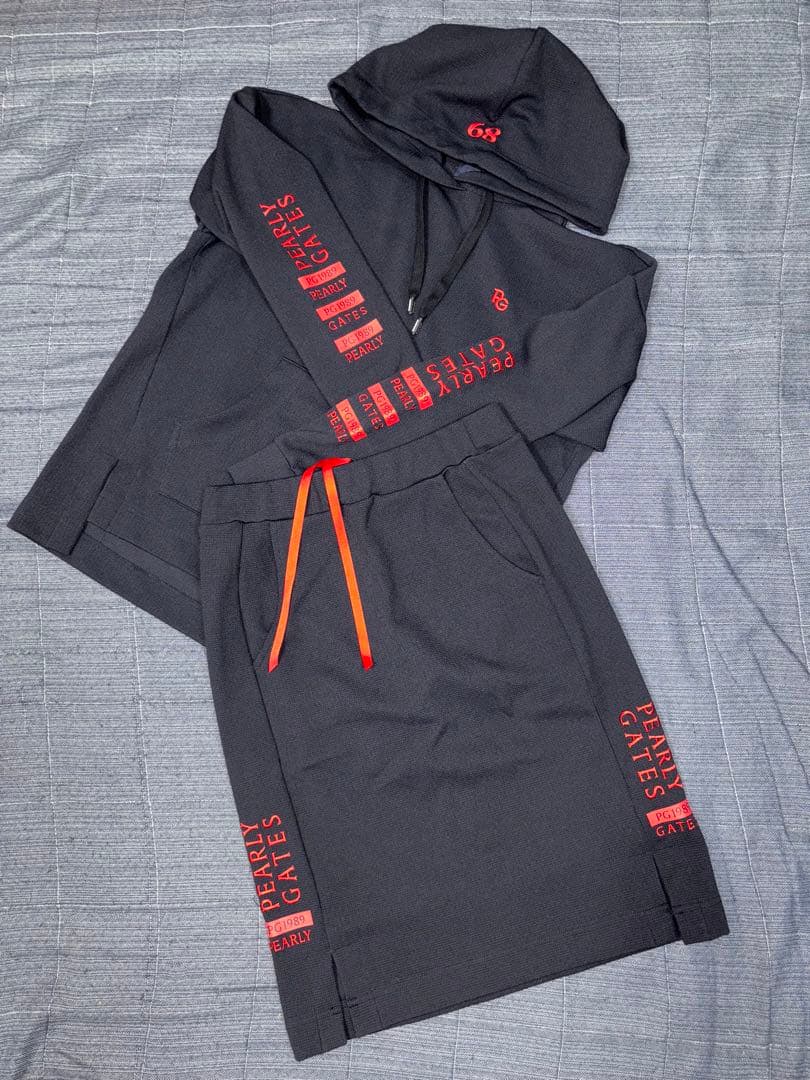 （超美品）パーリーゲイツ、メゾンロゴシリーズ、BOXハイパワー、セット、サイズ0