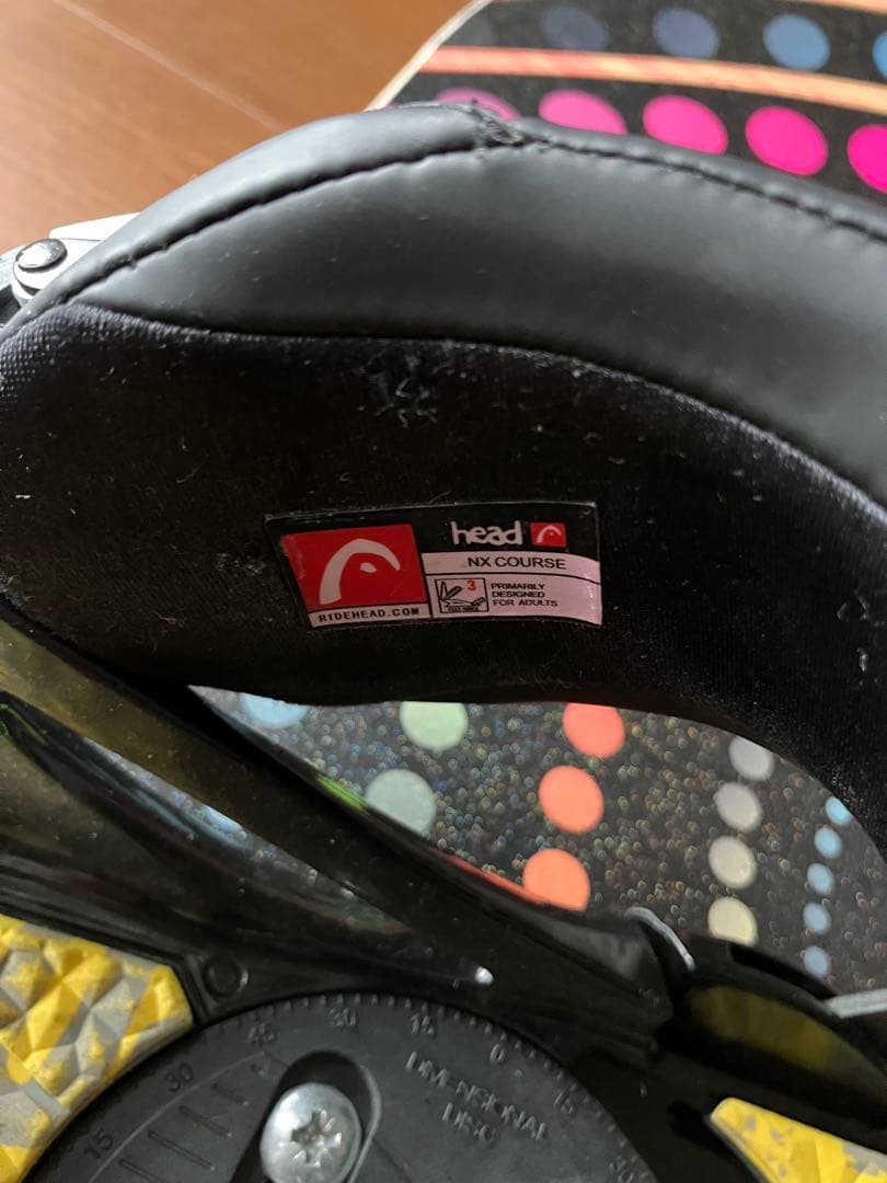 HEAD NX COURLE スノーボード バインディング付き