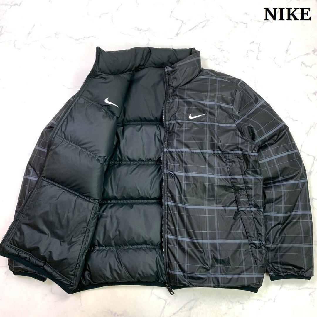 XL ★ NIKE 00s リバーシブル ダウンジャケット Y2K　D512