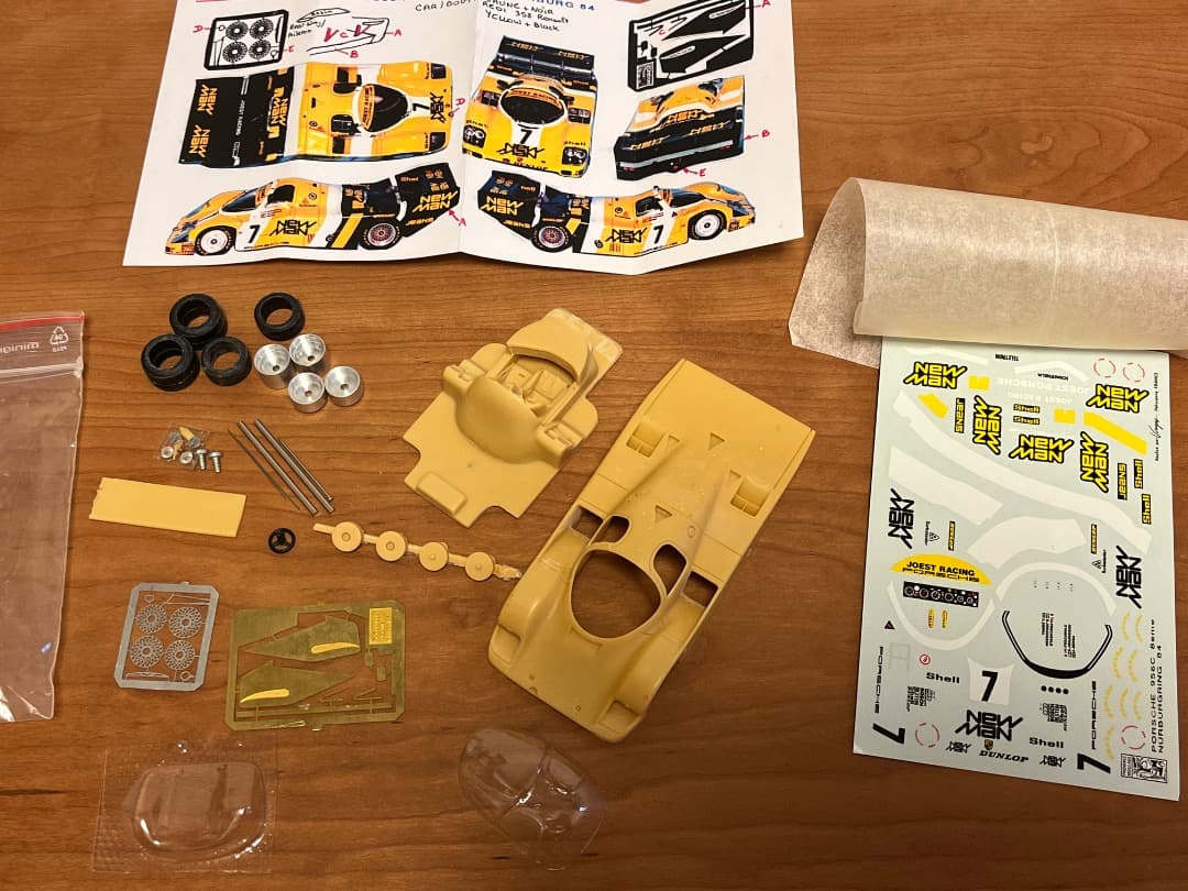 超希少　PROVENCE 1/43 キット ポルシェ956C　セナ乗車マシン