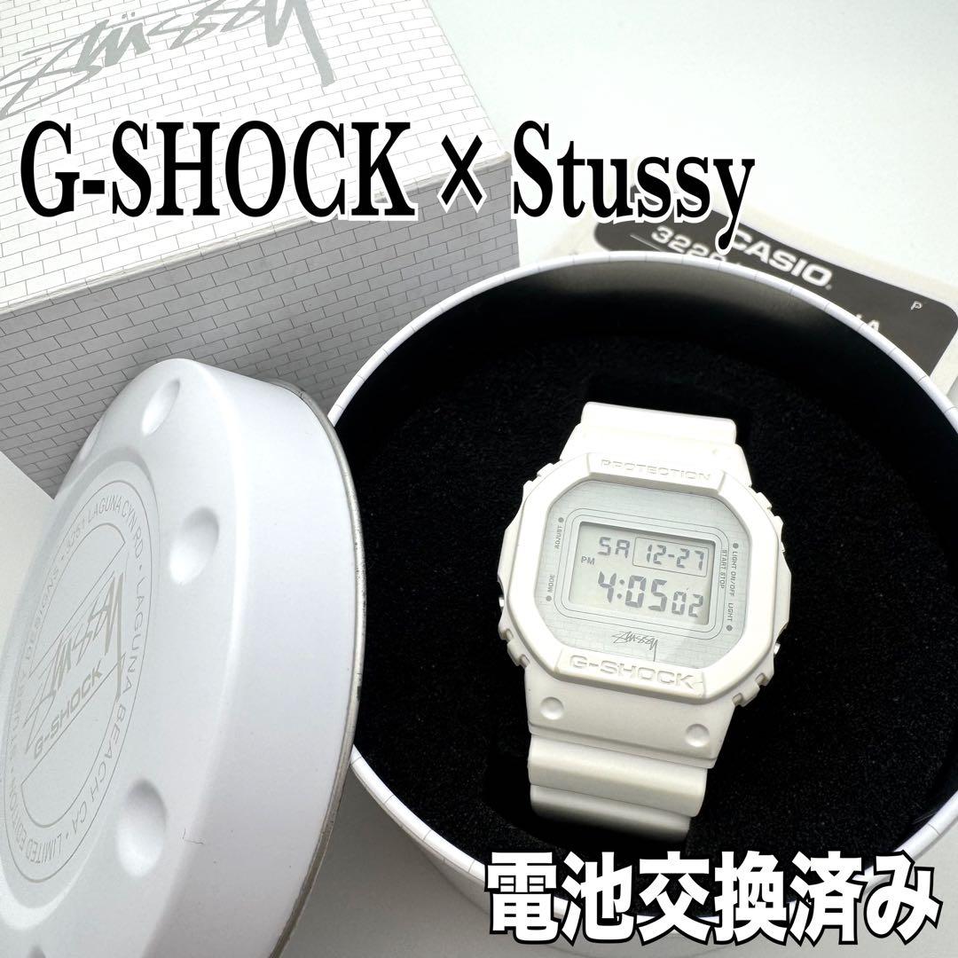 G-SHOCK Stussy 電池交換済み　メンズ腕時計　デジタル 3229