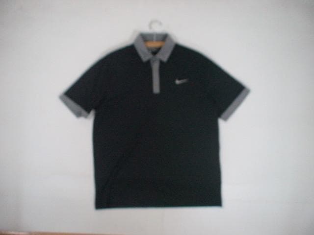 74737　ナイキゴルフ　半袖ポロシャツ　黒　サイズL