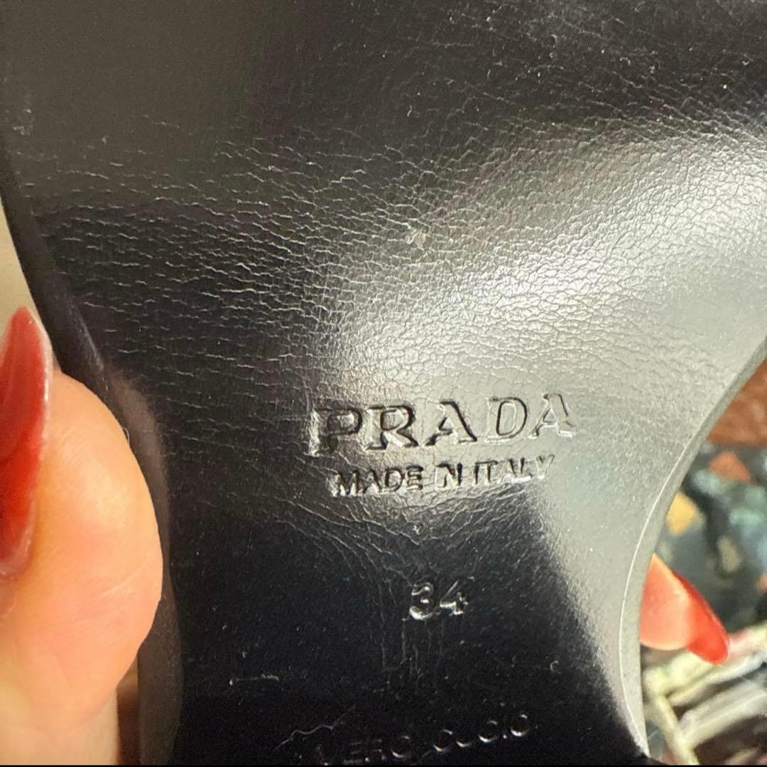 [専用]PRADAプラダヒールローファー34