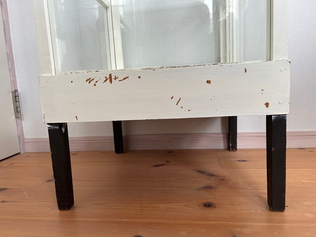 アンティーク　レトロ　ガラスショーケース