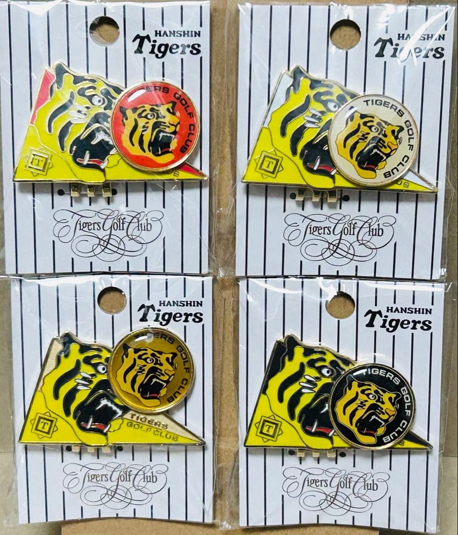 阪神タイガースゴルフクラブ　限定　ゴルフマーカー　マグネット式クリップマーカー