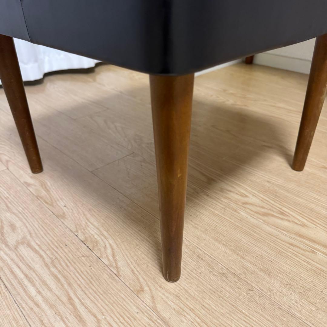 ドレッサー 鏡台 木製 スツール セット ミッドセンチュリー系 レトロ