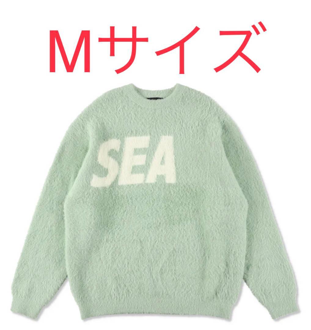 トップス WIND AND SEA Shaggy Knit Sweater MINT M