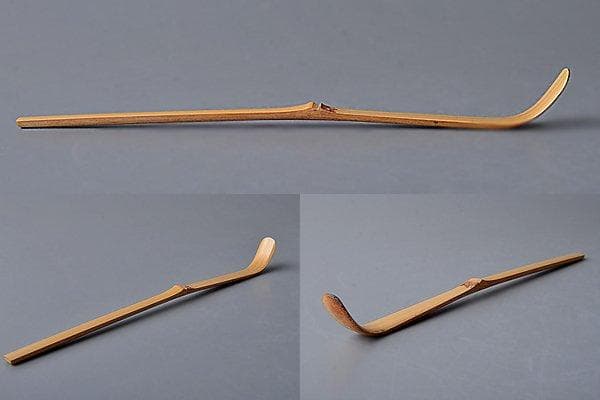 u323 茶道具　大徳寺福本積応茶杓『銘　平常心』