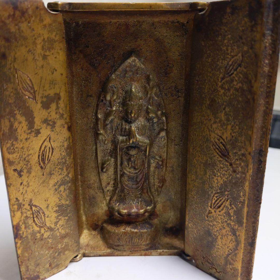 江戸期　骨董品　仏像　観音様