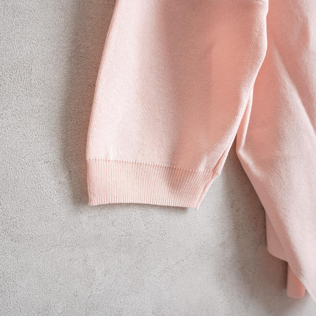 【未使用級✨️】ビアズリー さらっとカーディガン ピンク 人気商品 Vネック