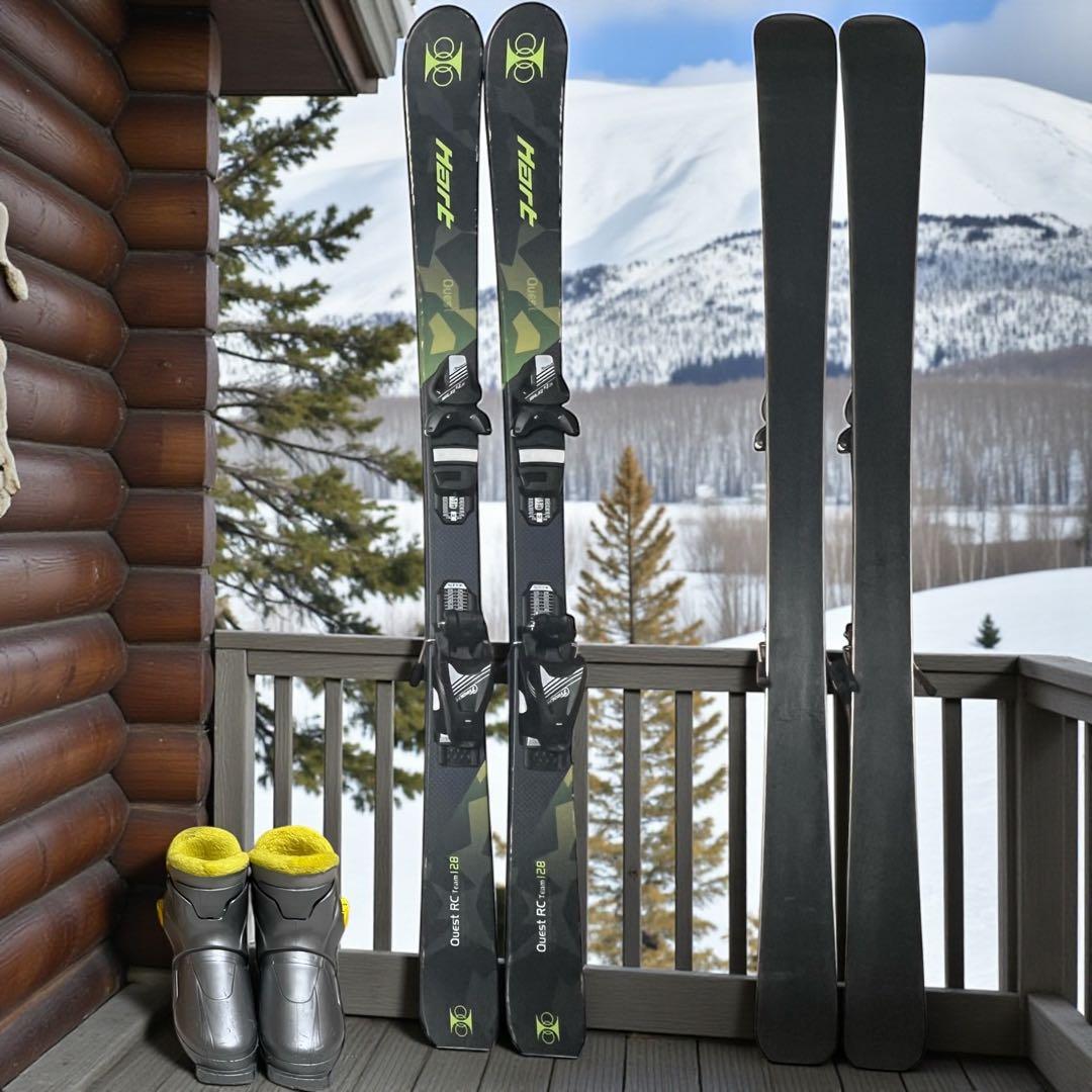 【良品】 Quest RC Team 128 ジュニアスキー　セット Hart