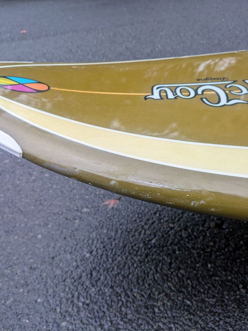 【値下】McCoy ナゲット 6.10f 53リッター サーフボード 希少なPU