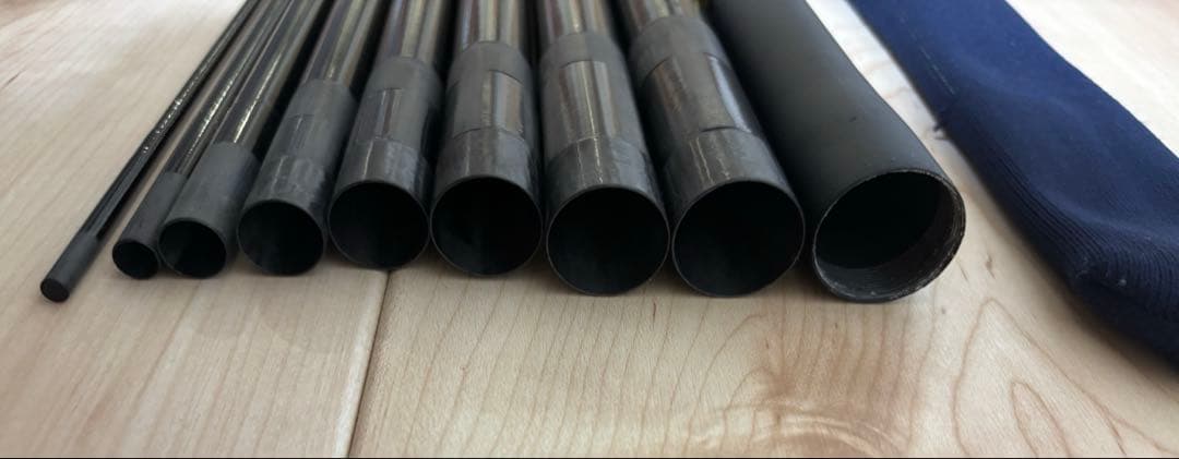 がまかつ、がま鮎パワーソニック鮎竿 100 黒/赤