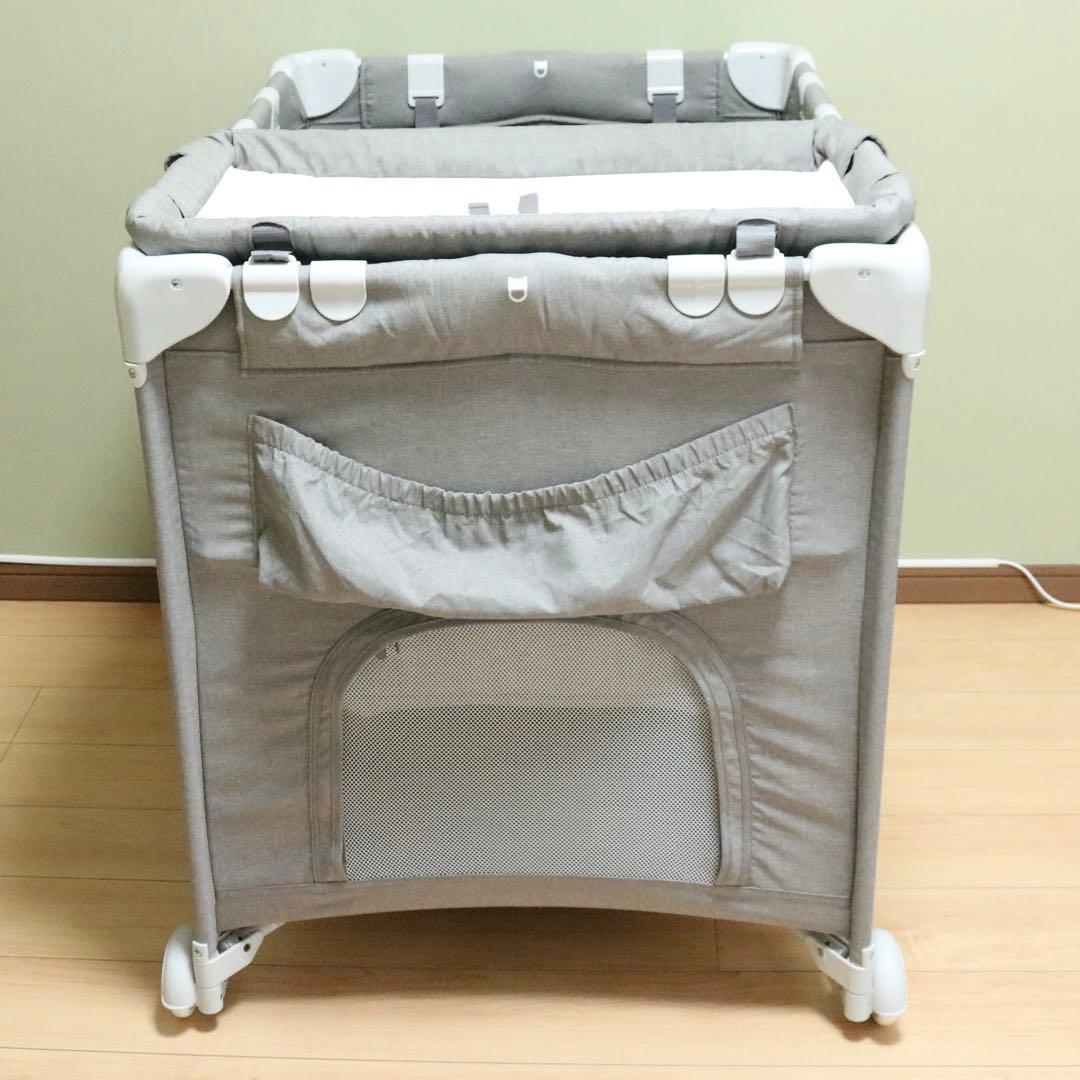 【早い者勝ち❣️】カトージ ポータブルベビーベッド おむつ替えテーブル付⭐︎
