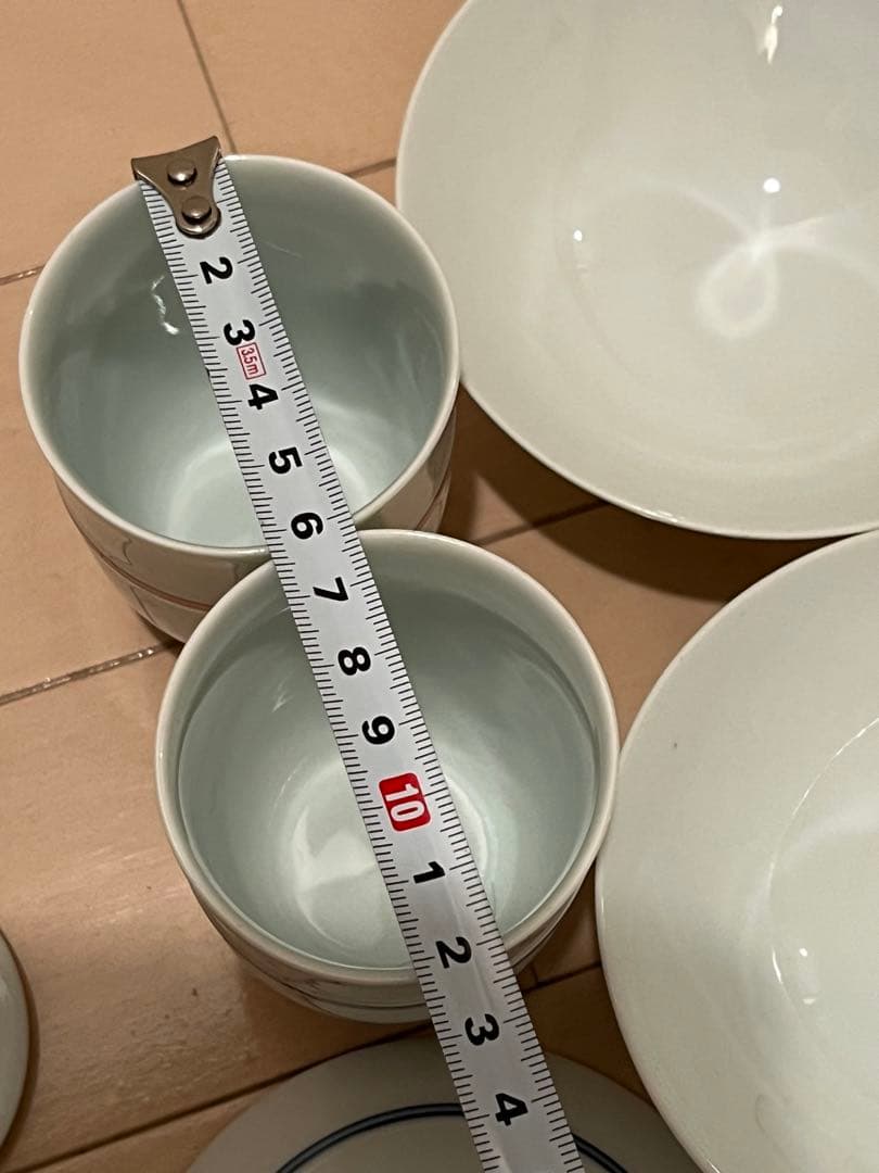 有田焼 寿峰　蓋付き湯呑　蓋付きお茶碗