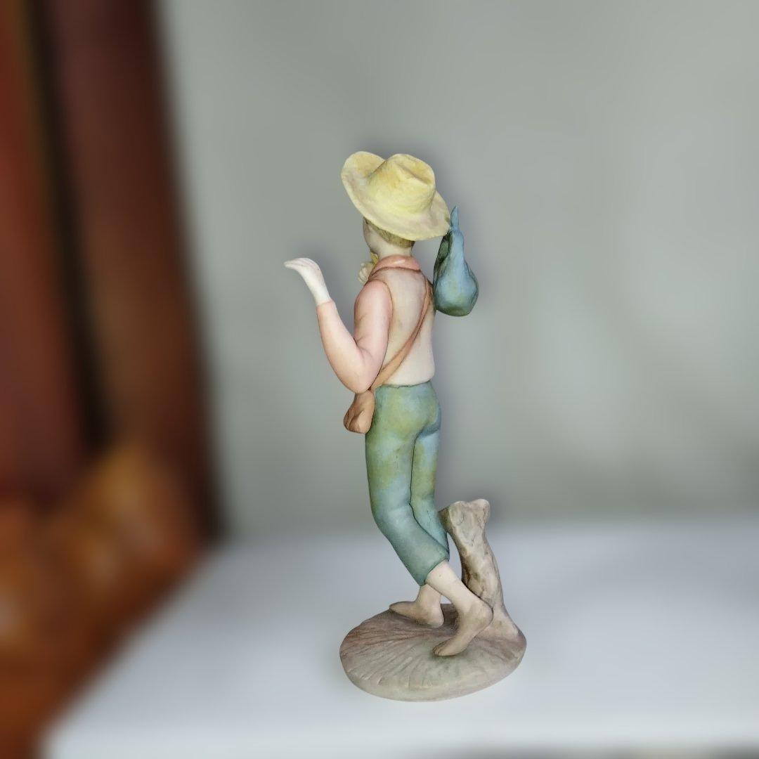 陶器製少年像 約25cm