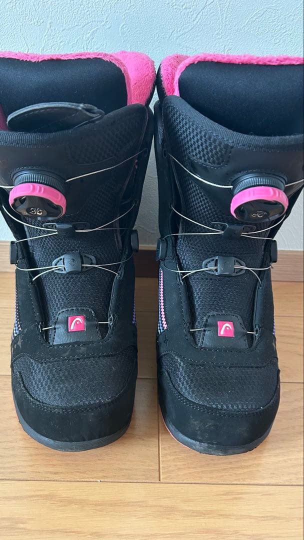 スノーボードブーツ ブラック/ピンク 23 head