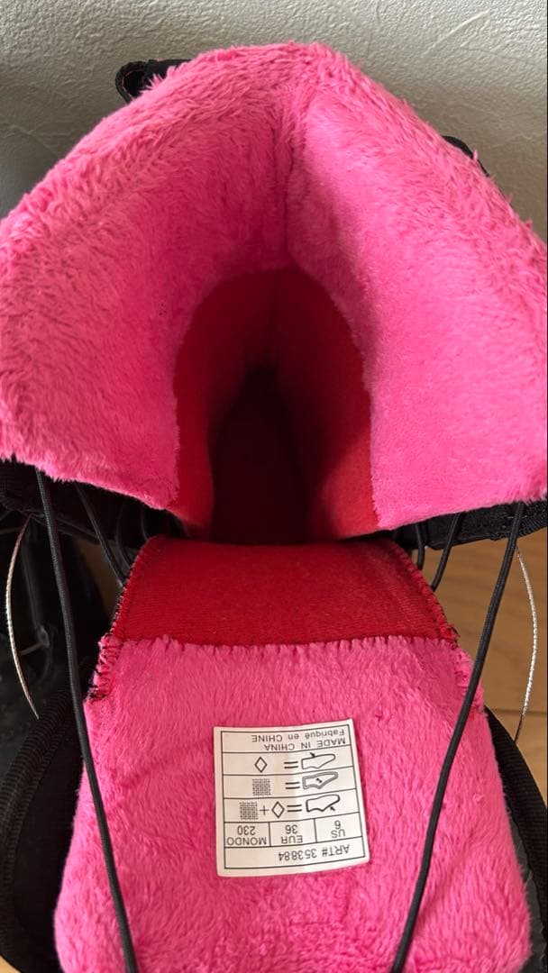 スノーボードブーツ ブラック/ピンク 23 head