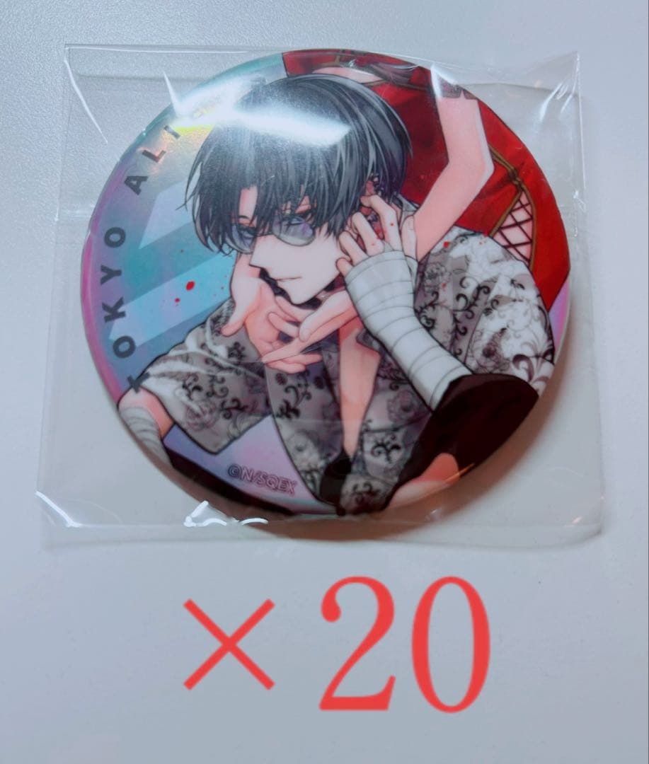 東京エイリアンズ　オーロラ缶バッジ　憂炎