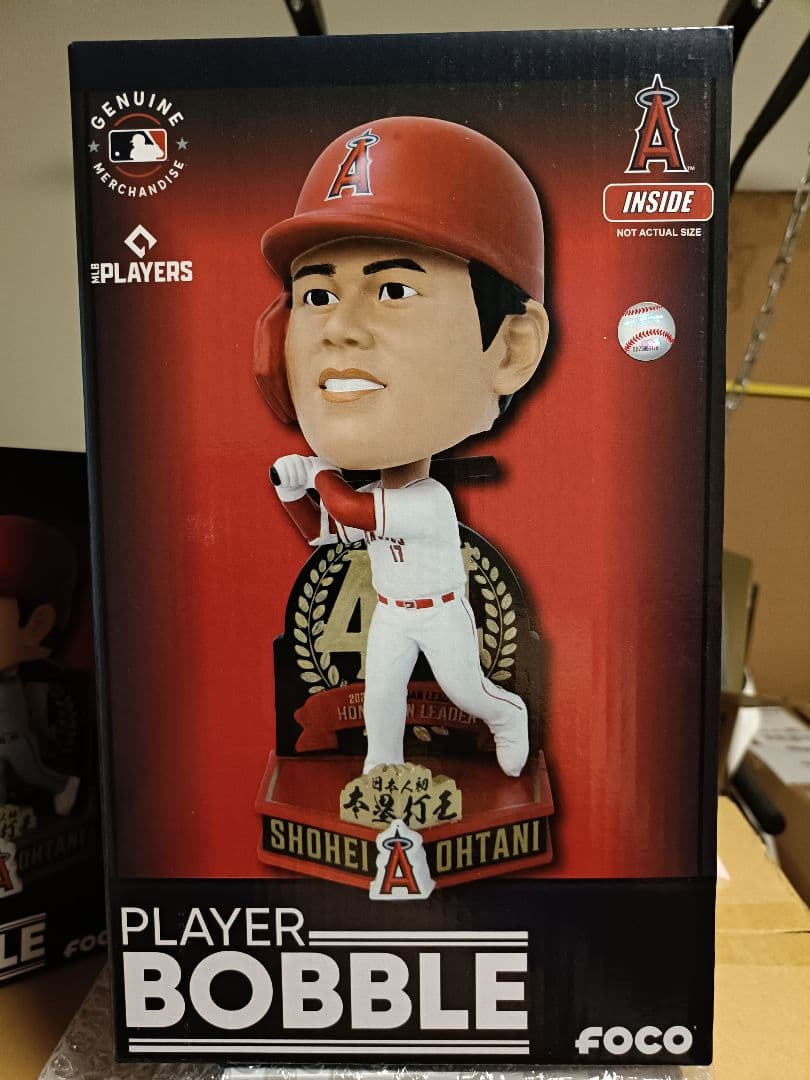 大谷翔平／ホームラン王ボブルヘッド／エンゼルス／本塁打王