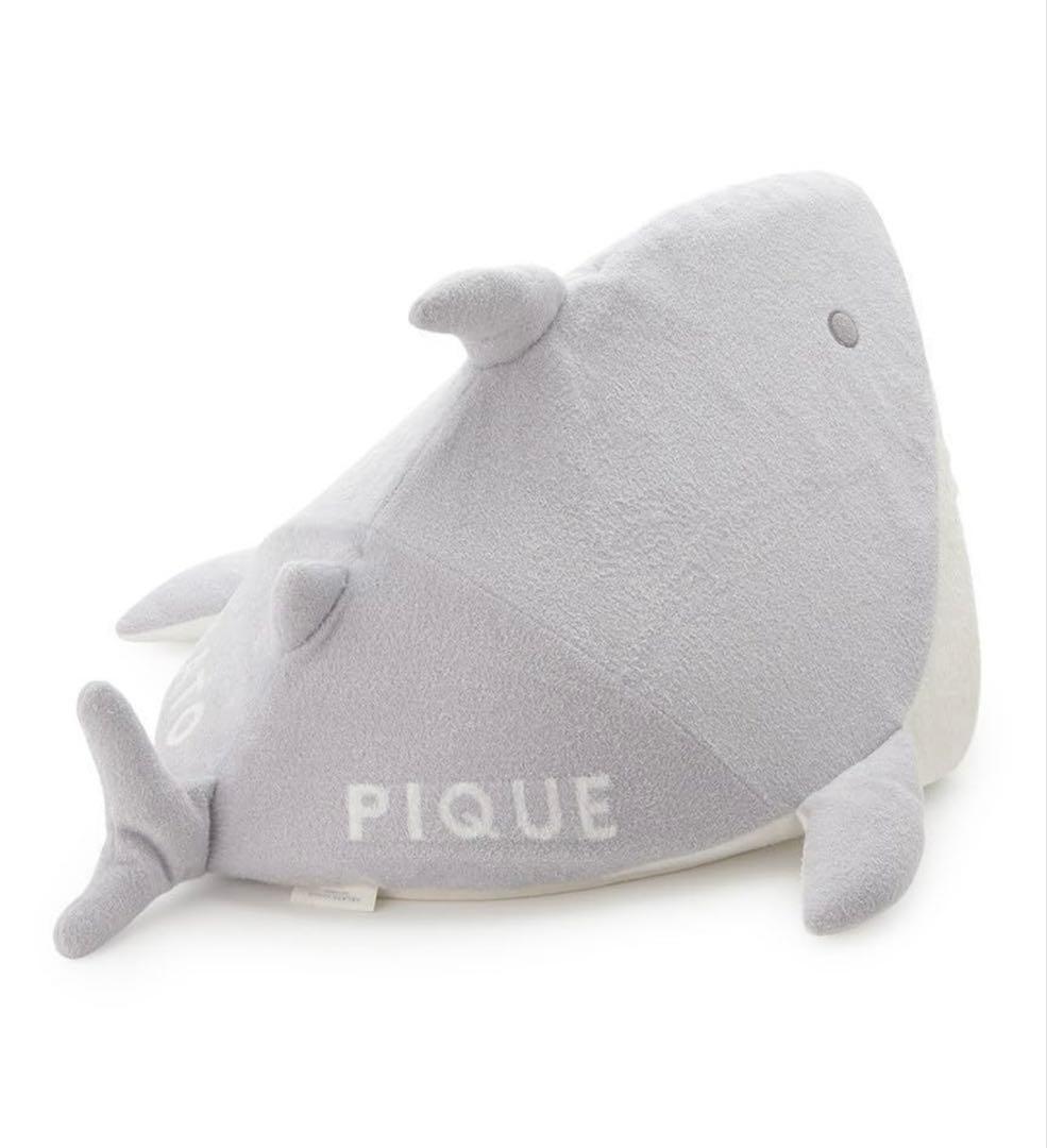 新品未使用　ジェラートピケ　犬猫用ペットハウス　ペットベッド　サメ