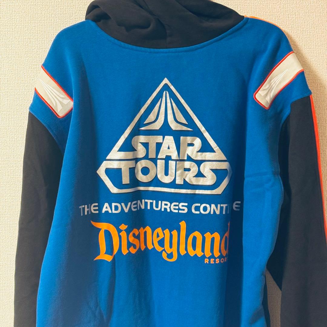 【Lサイズ】スターツアーズ　パーカー　ディズニー　DLR限定