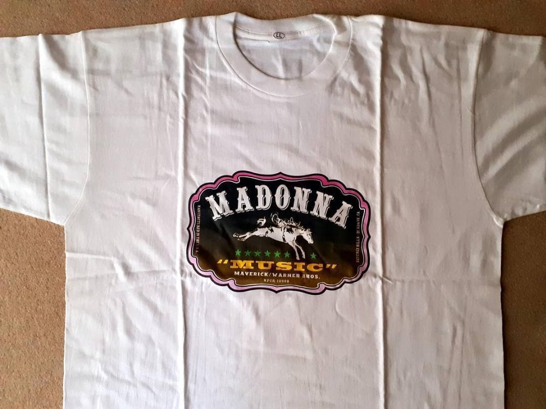 新品　マドンナ 　MUISC　非売品 Tシャツ　LLサイズ