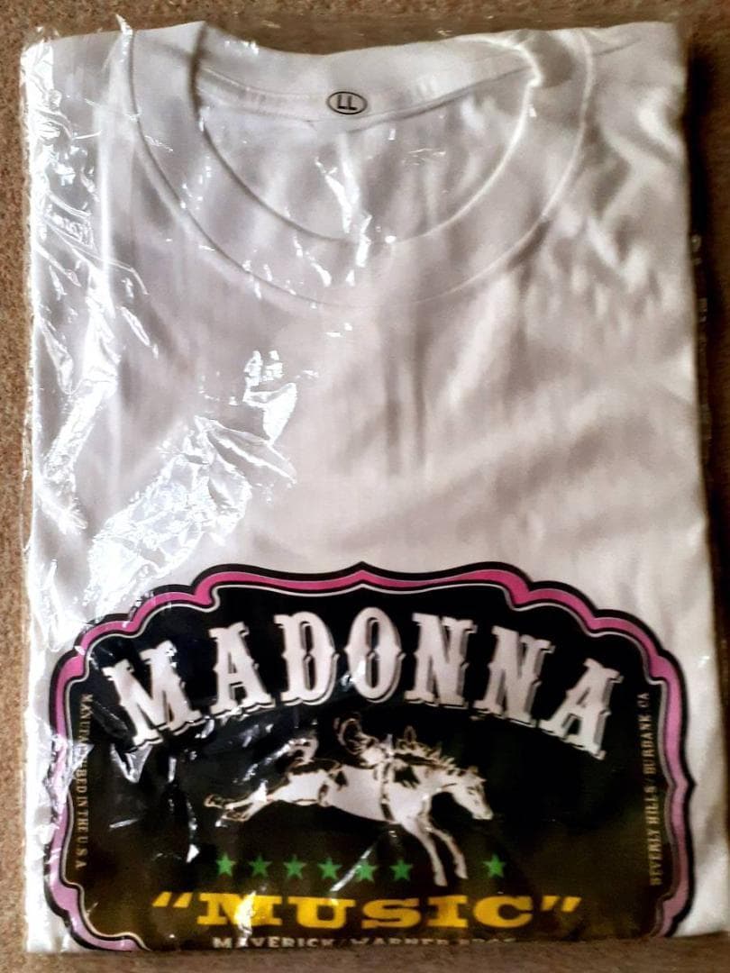 新品　マドンナ 　MUISC　非売品 Tシャツ　LLサイズ