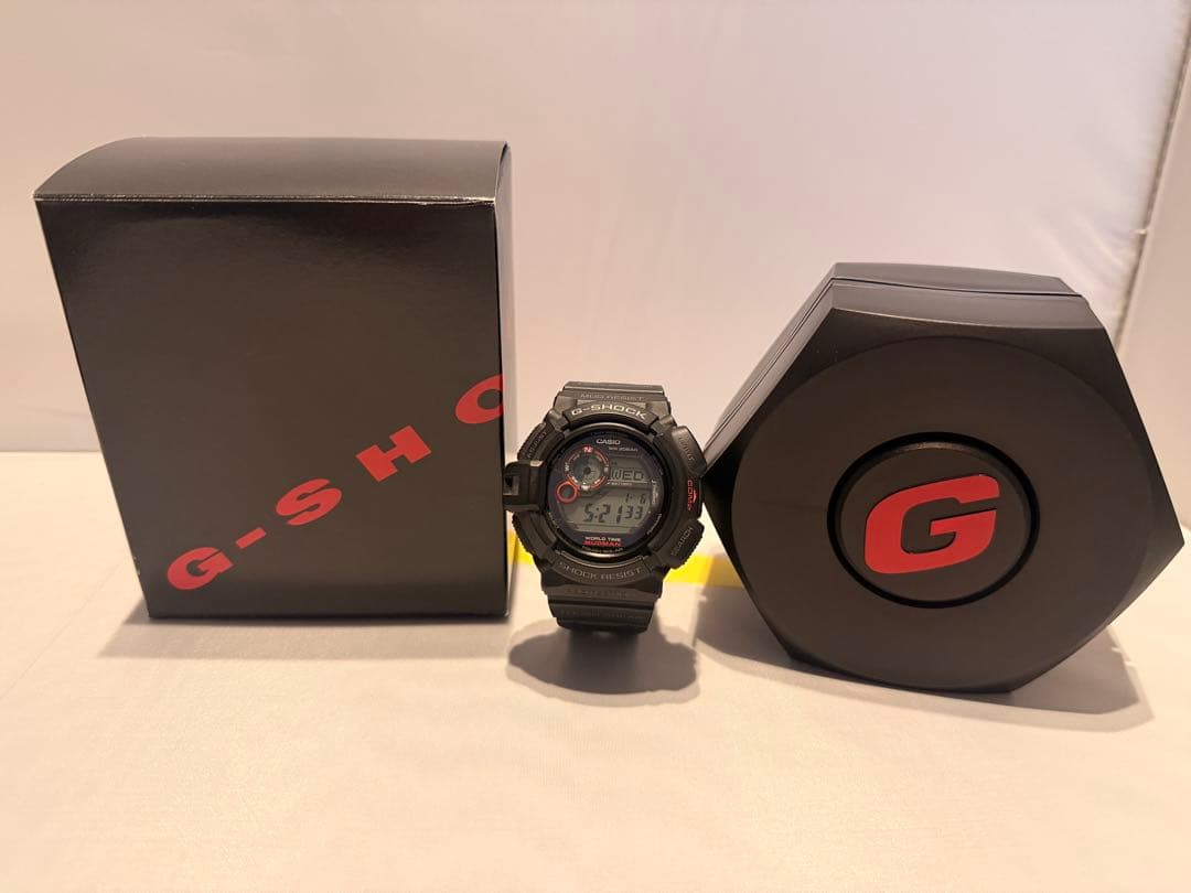 [美品]CASIO G-SHOCK G-9300 MUDMAN タフソーラー B