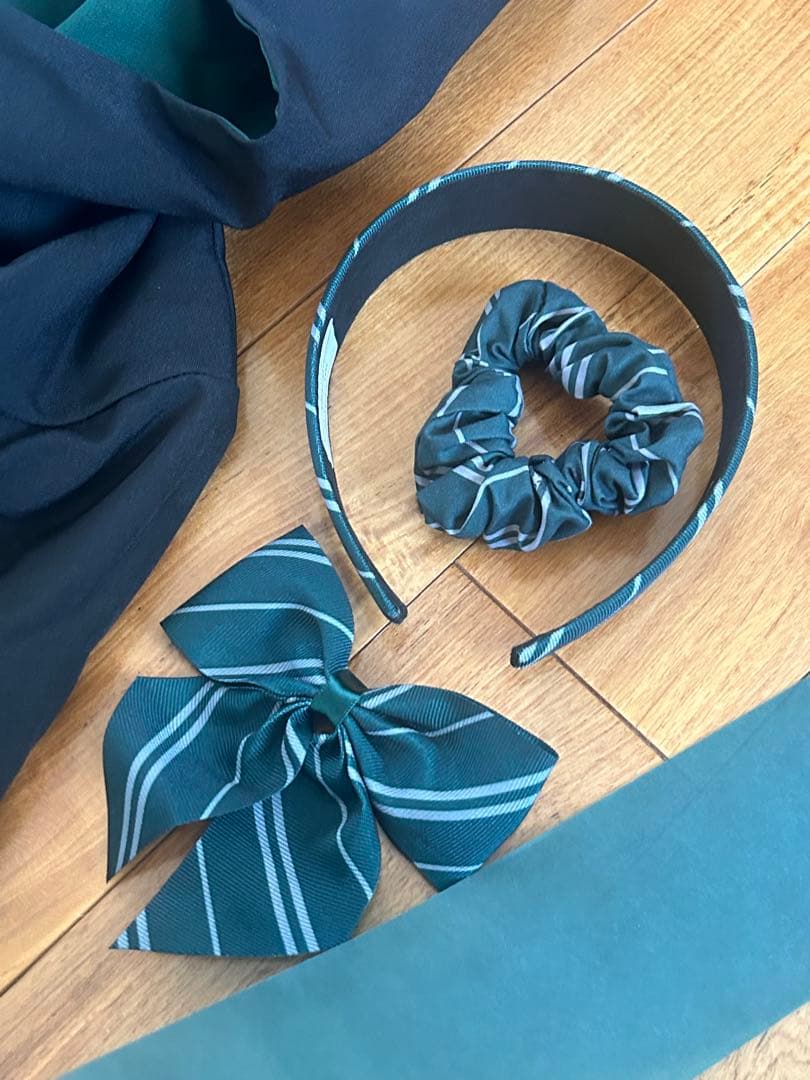 ハリー・ポッター スタジオツアー 公式 ローブ スリザリン XS セット