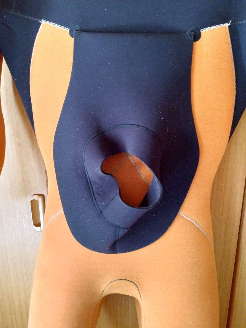 used セミドライ　5/3ミリ　チェストジップ　メンズMLB〜LBくらい