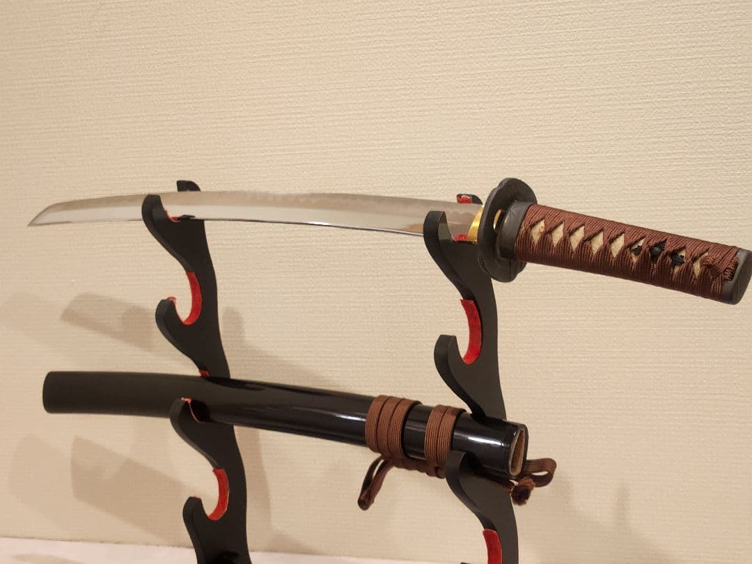 本漆塗 高級拵、脇差、高級模造刀