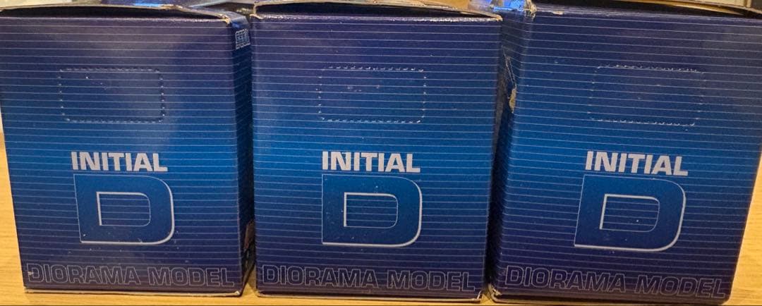 年代物 頭文字D ジオラマモデル コンプリート3種セット バラ売不可 SEGA