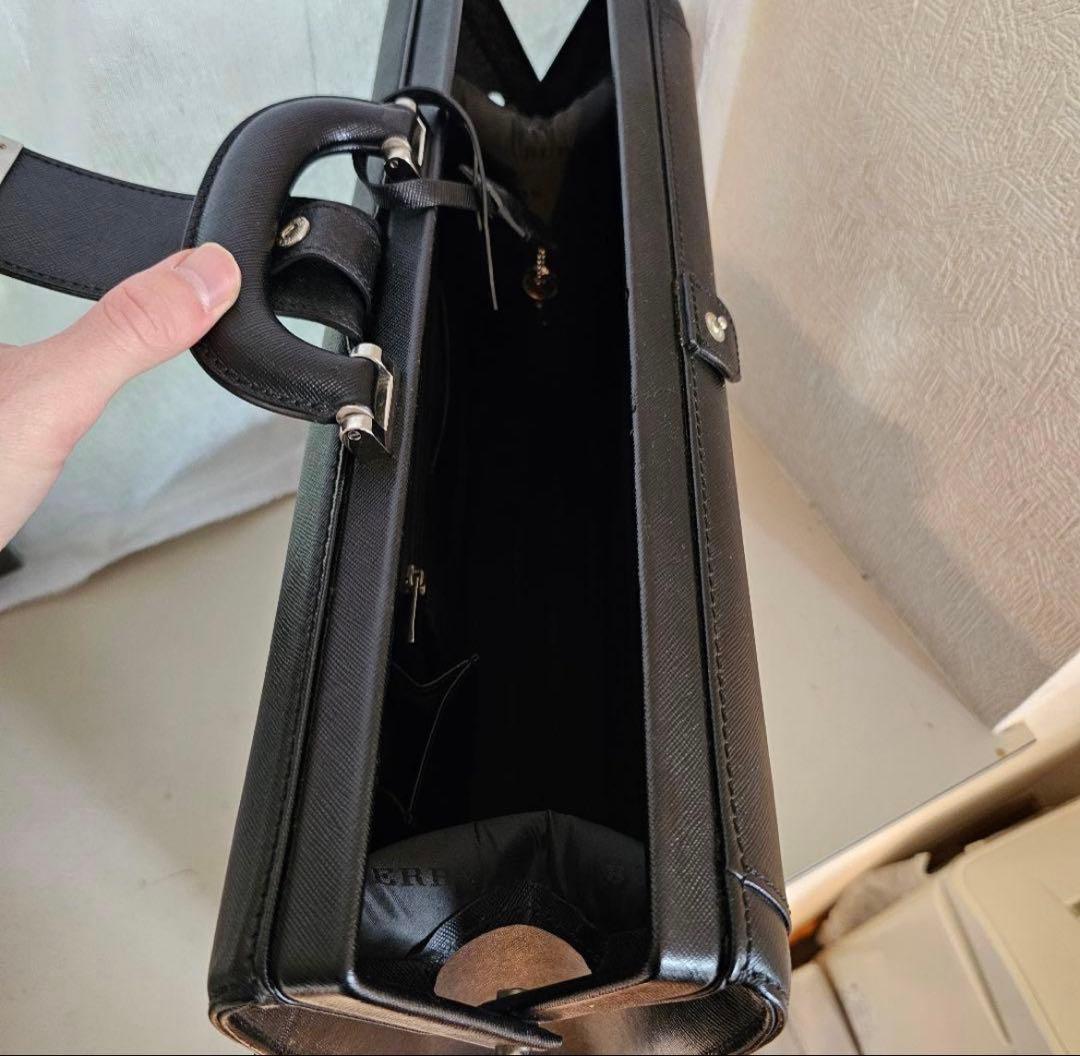 BURBERRY バーバリー ダレスバッグ ドクターバッグ 本革 レザー 鞄 鍵