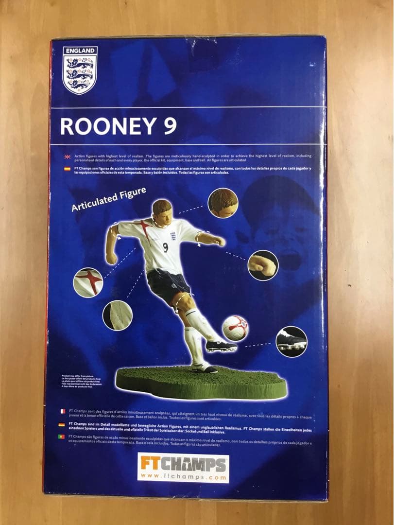 未開封レア！FT CHAMPS イングランド　ルーニー　12インチ（約30cm）