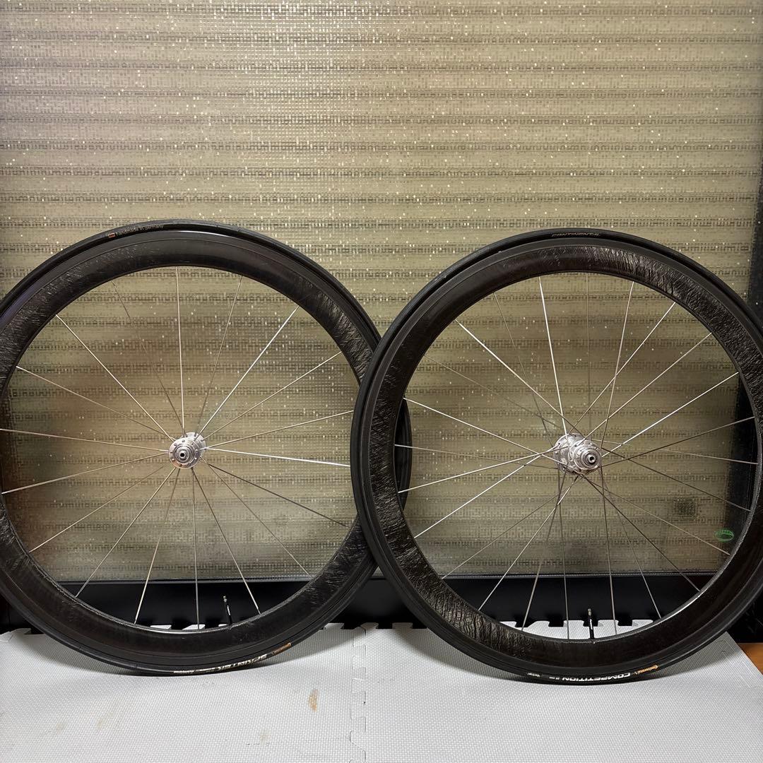 50mm 手組カーボンホイール チューブラー