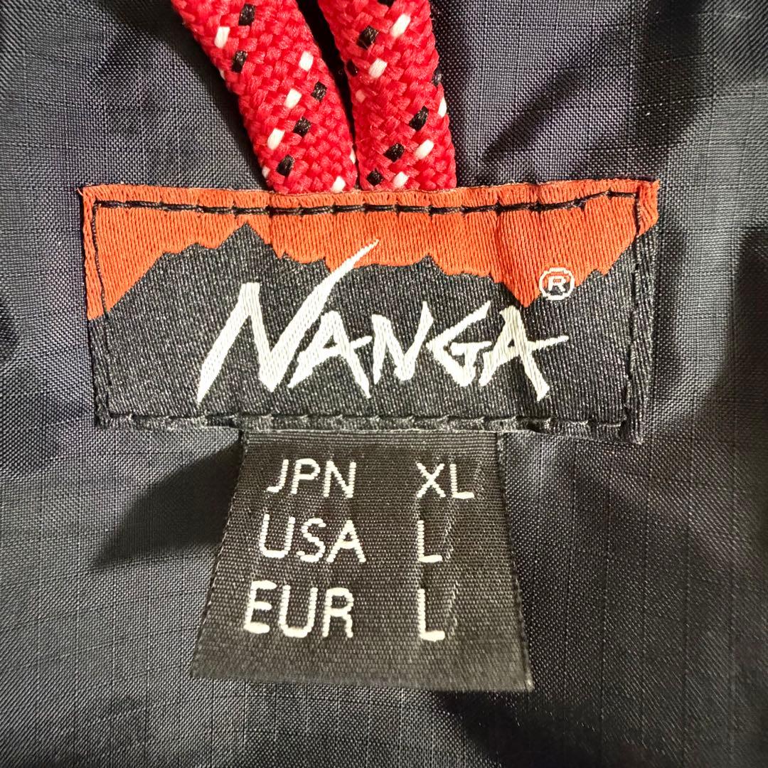 ナンガ イブキ ダウンジャケット アウター フード アウトドア ブラック XL