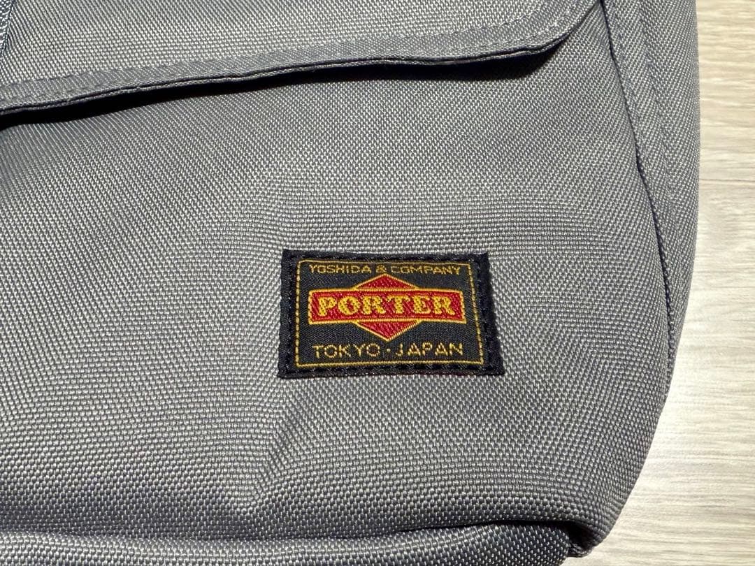 H*様 週末限定特価)PORTER メッセンジャーバッグ グレー 新品未使用