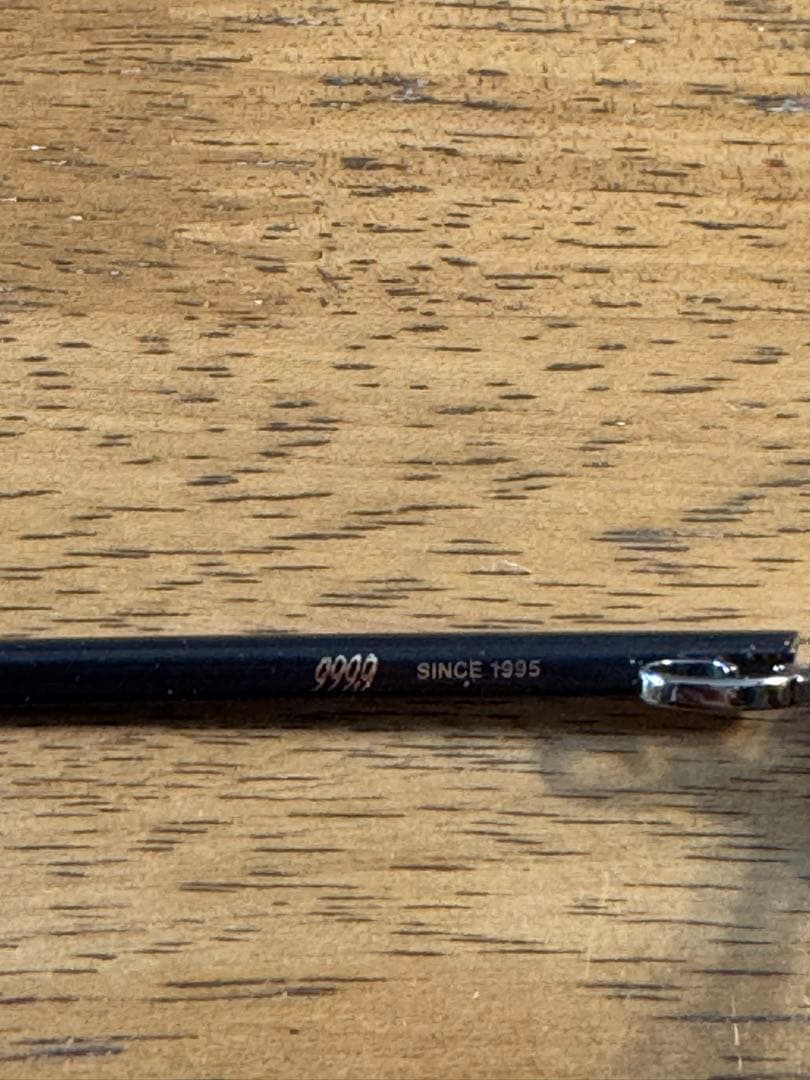 999.9 フォーナインズ　ブラックフレーム メガネ　NP-770