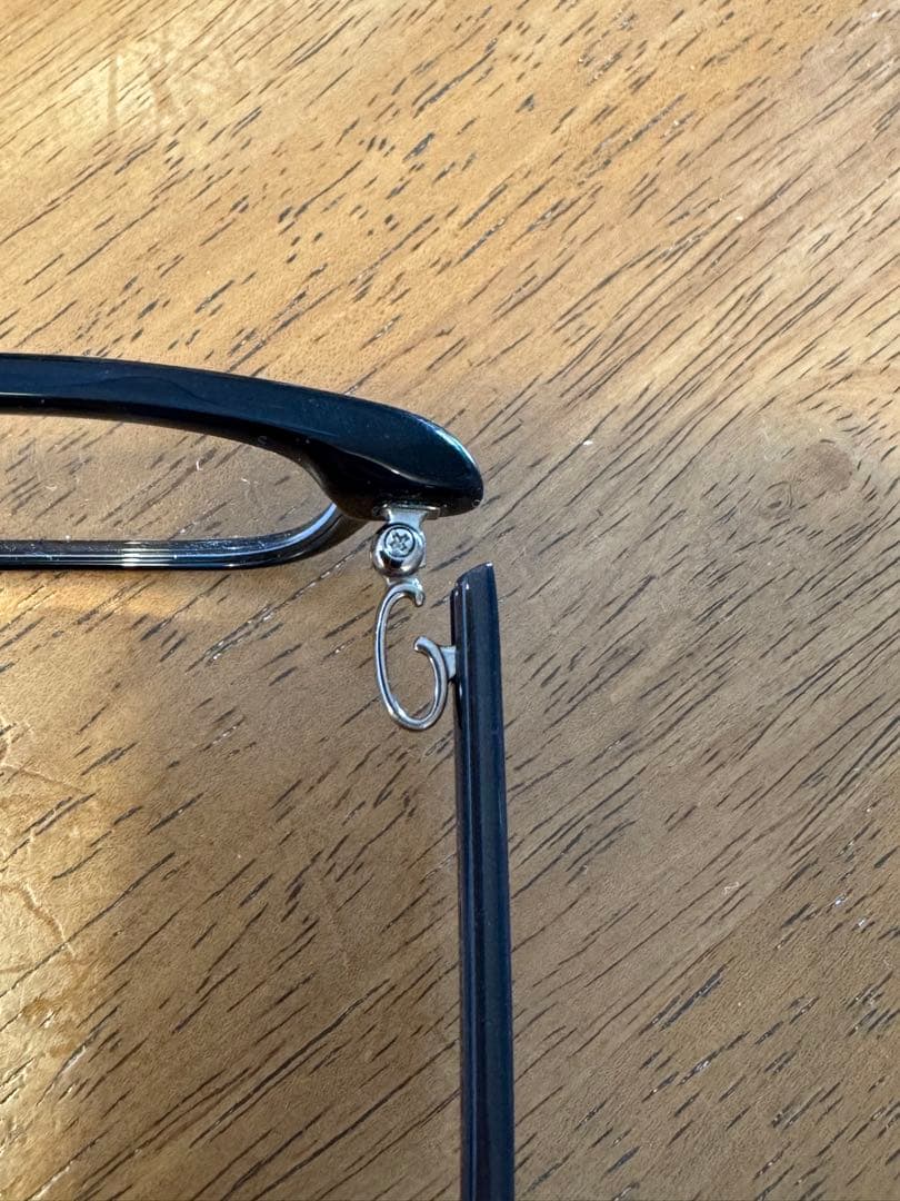 999.9 フォーナインズ　ブラックフレーム メガネ　NP-770