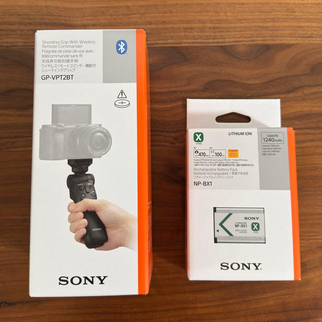 ほぼ新品SONY ZV-1Ⅱ シューティンググリップキットバッテリーチャージャー