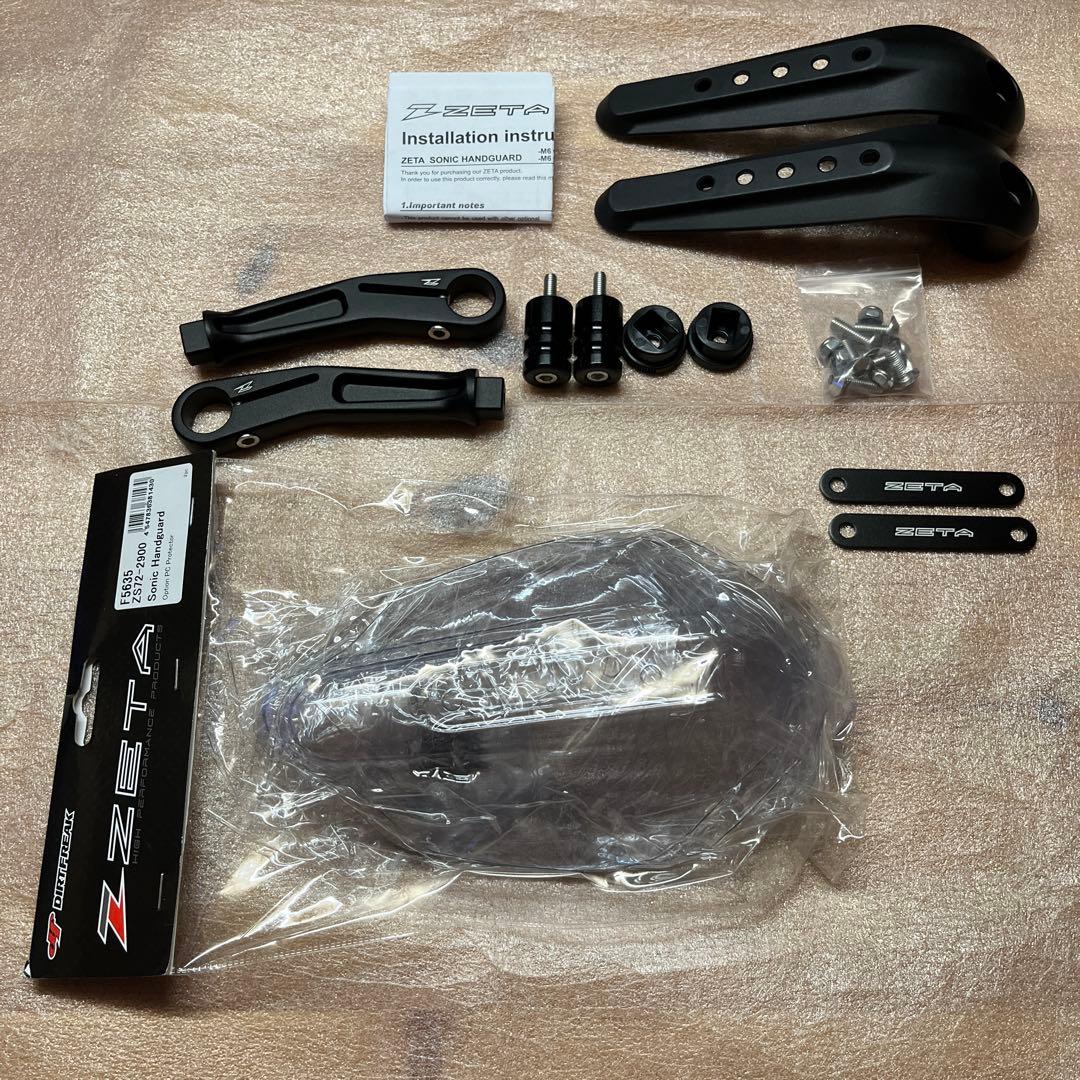 ソニックハンドガードM6タイプ PCプロテクターライトスモーク ジータレーシング