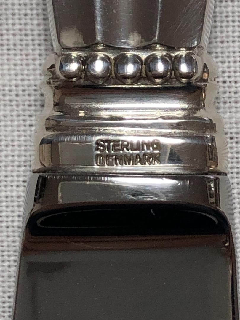 美品 ジョージジェンセン ACORN ディナーナイフ STERLING ④