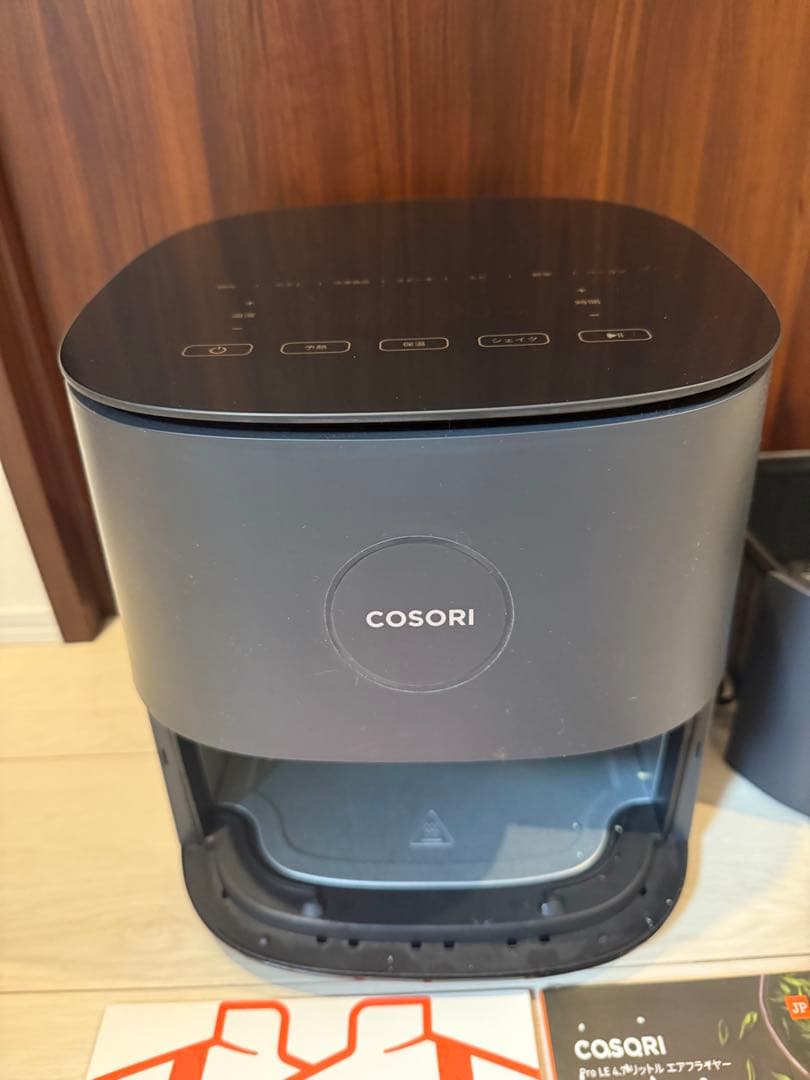 COSORI Pro LE 4.7リットルエアフライヤー　本体と付属品