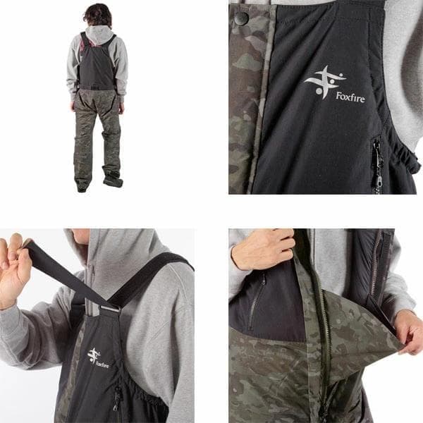 Foxfire　フロストレイクビブ　パンツ　XXL【新品】ブラックカモ　防水防寒