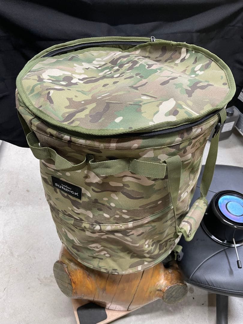 【カスタム済】スノーピーク タクード KH-002BK石油こんろストーブ＋収納袋