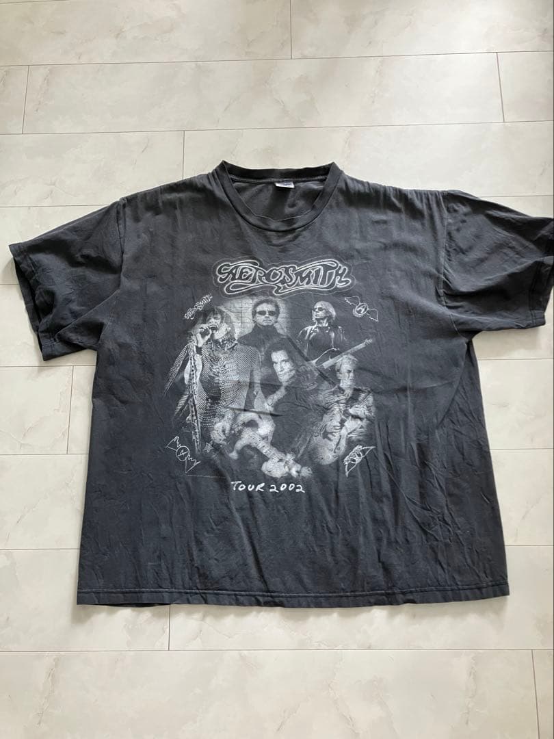 AEROSMITH エアロスミス　ツアー2002 バンドT コピーライトあり